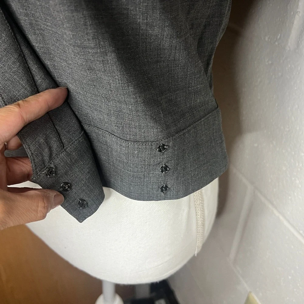 Piazza Sempione Grey Wrap Vest size 38 US 8